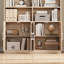 Bibliothèque standard en bois avec portes et 8 tablettes ouvertes Kirklyn-101055693