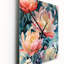 Jassim - Floral Modern Wall Clock-548255743