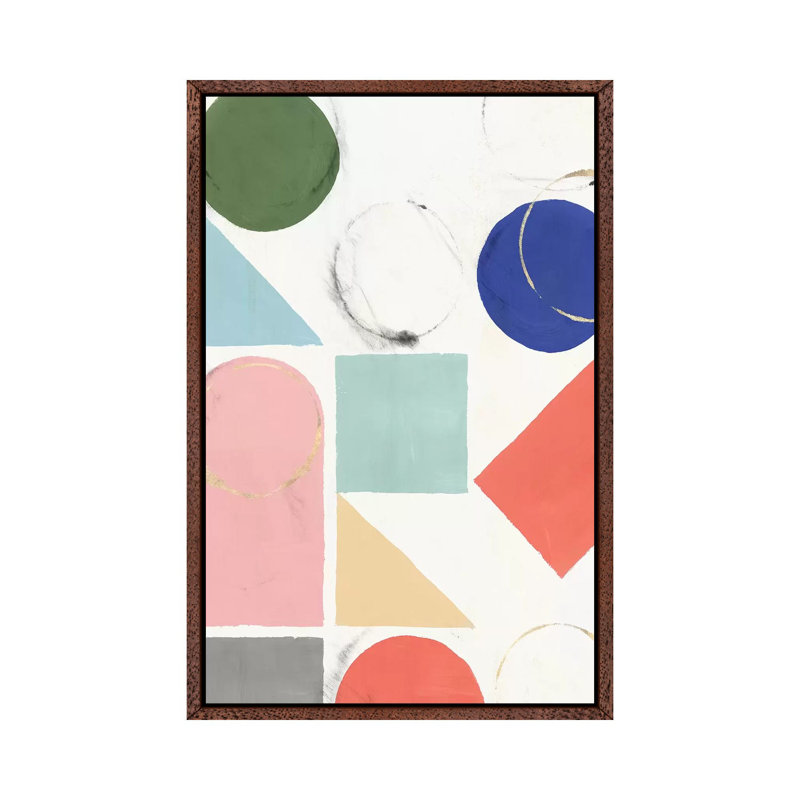 Fusion I by Isabelle Z - Print on Canvas, Classic Brown Wood Framed, 101.6 cm H x 66.04 cm W