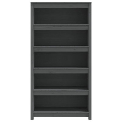 Shinn 154cm H Solid Wood Standard Bookcase