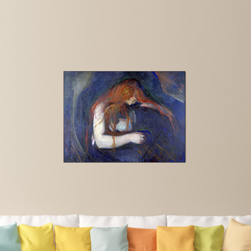 Edvard Munch - Wrapped Canvas Painting, 60cm H x 80cm W x 1.8cm D