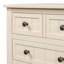 Console étroite, canapé mince avec trois tiroirs de rangement et tablette inférieure-105500984