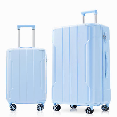 Hardshell ABS Luggage Sets 2 Piece Suitcase Set Expandable With TSA Lock Spinner Wheels For Men Women