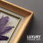 «Bold Mauve Floral Abstract», reproduction d'art sur papier encadrée-293971813-293971812
