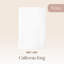 Drap certifié Whisper Organic Organic seulement - draps 100% coton biologique avec finition luxueuse en satin de coton doux et respirant à densité de tissage 300 - Certifié Gots & Fairtrade (très grand californien, blanc)-117442419-117442430