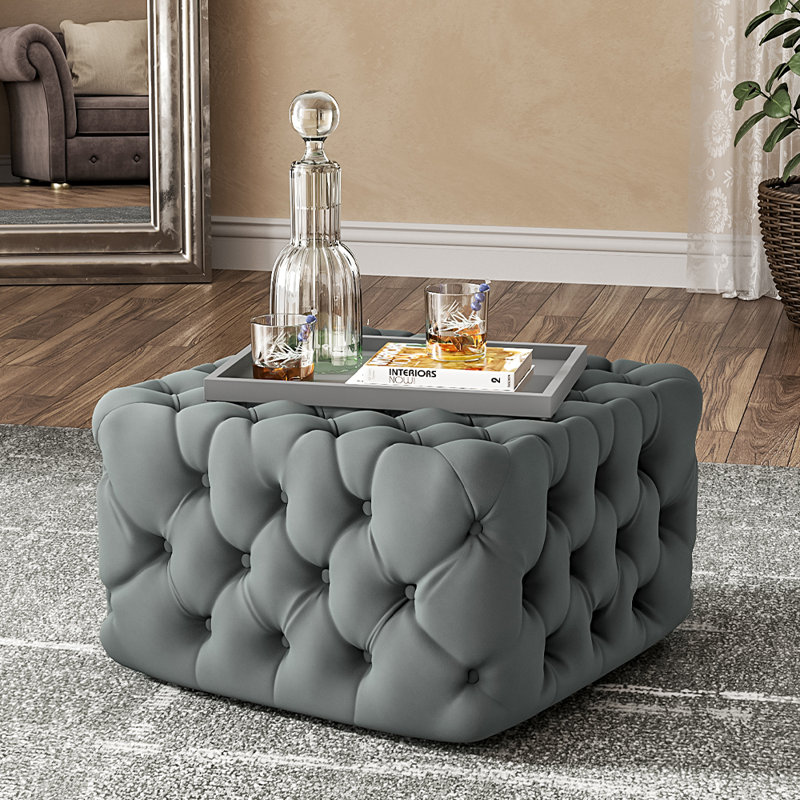 Velvet Upholstered Bench