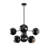6 - Light Dimmable Sphere Chandelier-465815475-465815477