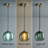 Aarunya 1 - Light Single Pendant Kitchen Island Lighting Globe Pendant Light Fixtures Modern Pendant Lighting-1163766482-1163766478