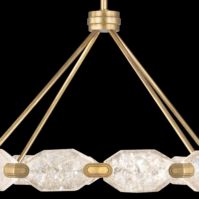 Allison Paladino 32 - Light Chandelier, Gold