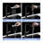 Gunmetal Stainless Steel 360 Pull - Down Kitchen Faucet, 4 Spray Options For General Tasks, Splash Function, Ceramic Cartridge, Complete Package, 5.51 Inches Base Depth Modes Black Feature,-124866745