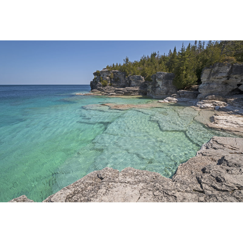Colourful Waters - Wrapped Canvas Print, 30cm H x 46cm W