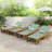 Denzer 78.75'' Long Reclining Acacia Single Chaise-115820805