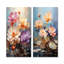 Fleurs colorées de lotus abstraction - lot de 2 lotus-102584092-102584089