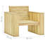 Rikki Pine Outdoor Lounge Chair