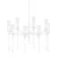 Chisel 8 Light Chandelier-313680044