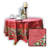 Round Floral Christmas Cotton Tablecloth-94057230
