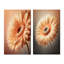 «Orange Gerbera Flower», 2 pièces sur toile-130961502-130961500