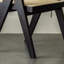 Chaise en rotin cendré respirant et durable-105841458