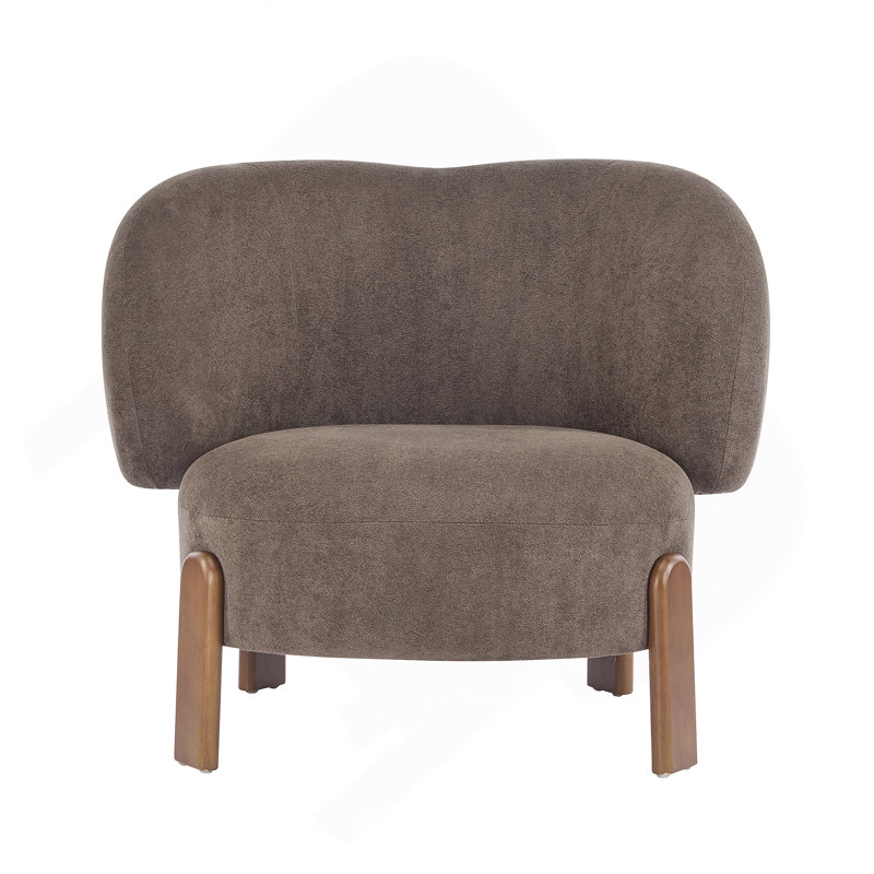 Fauteuil à oreilles Cozy, Brun