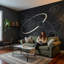 Papier peint abstrait Mid-Century-466543260-466543248