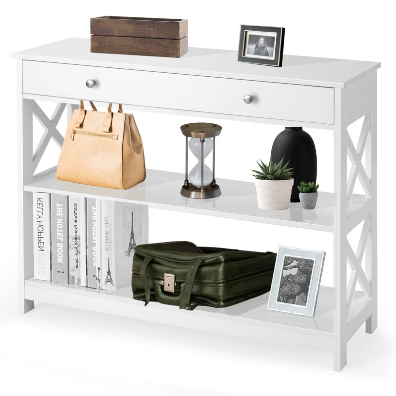 Union 100cm Console Table, White