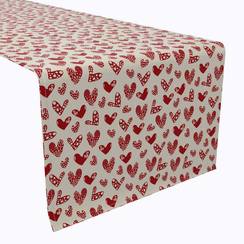 Rectangular Geometric Cotton Table Runner