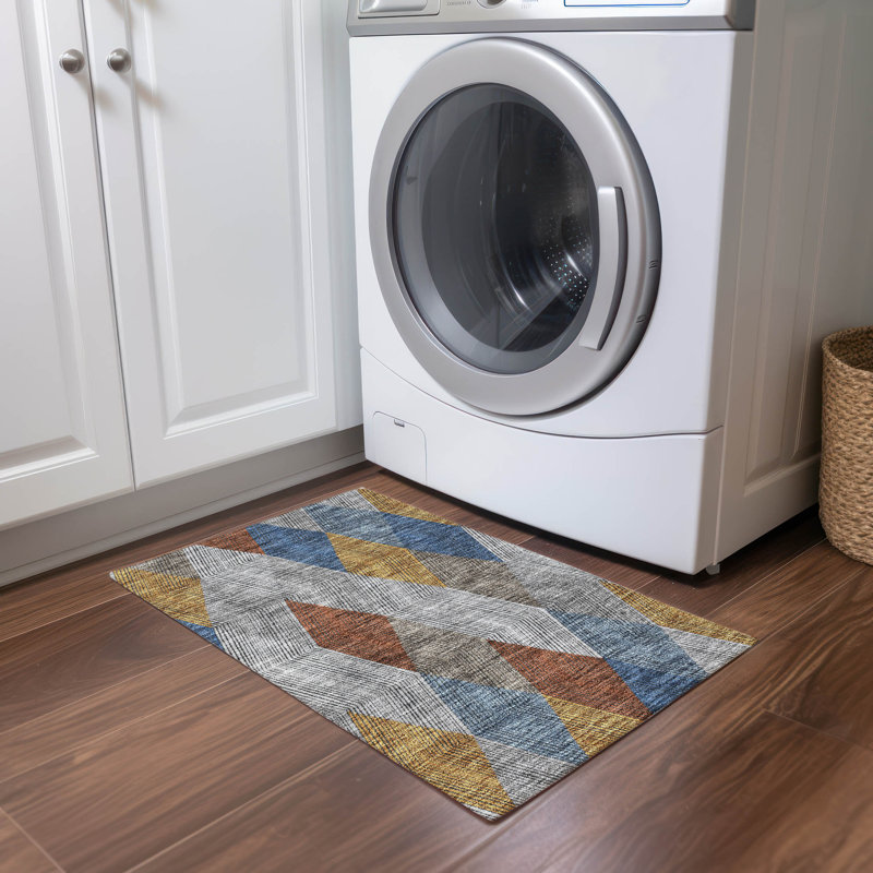 Tapis Aquaisha avec envers antidérapant, Rectangle 1 pi 8 po x 2 pi 6 po