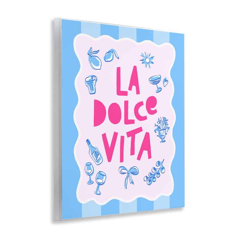 Plaque murale La Rose Dolce Vita, design par Dominique Vari