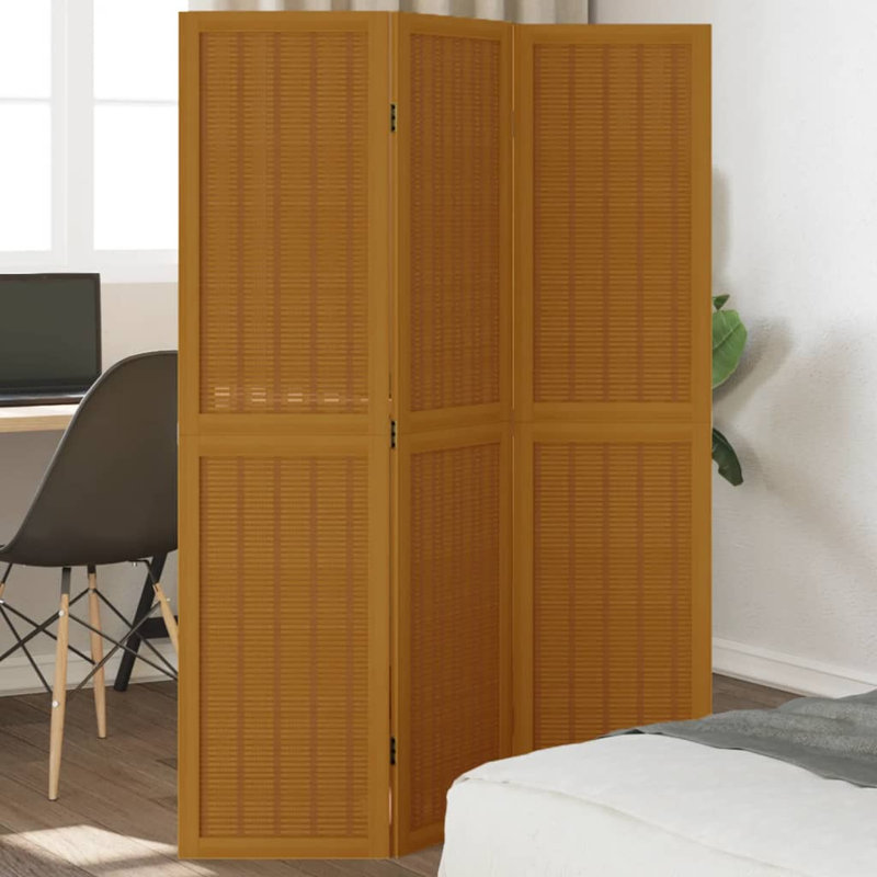 Orfa 110cm W Solid Wood Accent Room Divider, 160cm H x 110cm W