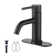 Single-Hole Single-handle Bathroom Faucet with Drain Assembly