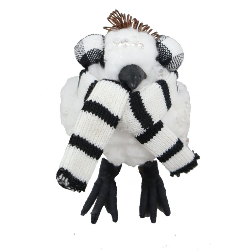 Oiseau, foulard et cache-oreilles