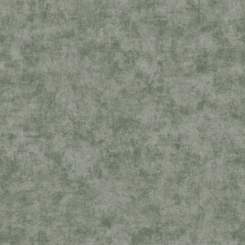 Elegance Collection Metallic Plaster Wallpaper Roll, Green