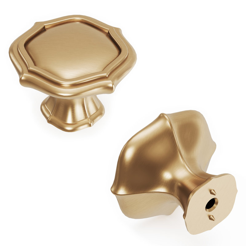 Trellis Collection Cabinet Knob, Champagne Bronze