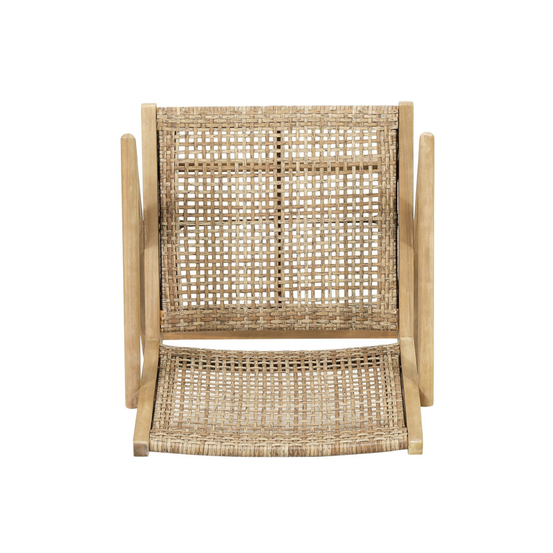 2 Outdoor Chairs In Brown - Built With Wood Seating  2  Structure