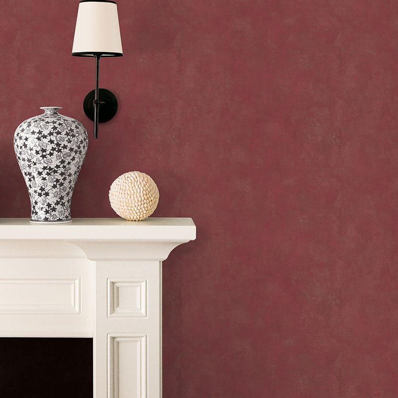 Dristy 10m x 52.8cm Matte Wallpaper Roll, Red