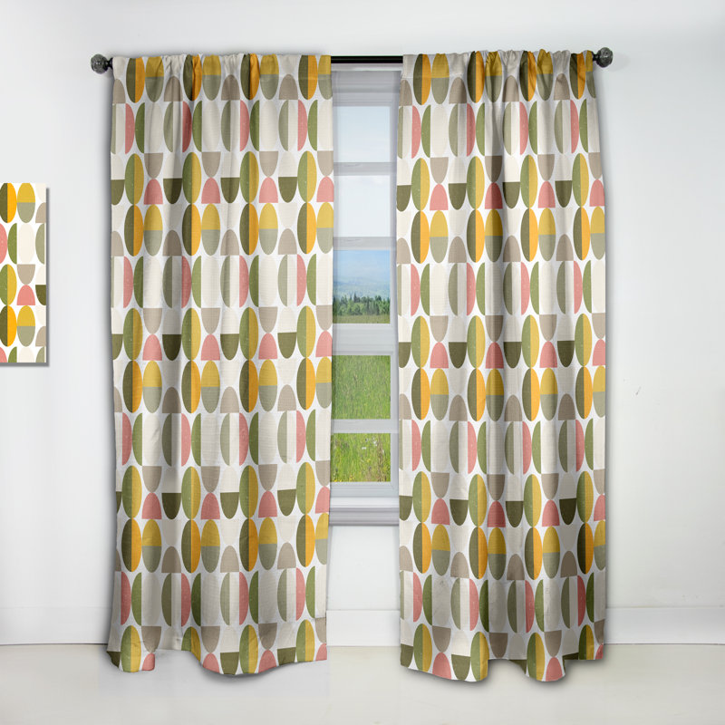 Rideau en lin / polyester Norco, L 52 po x L 120 po