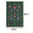 The Emerald Garden Floral Rug