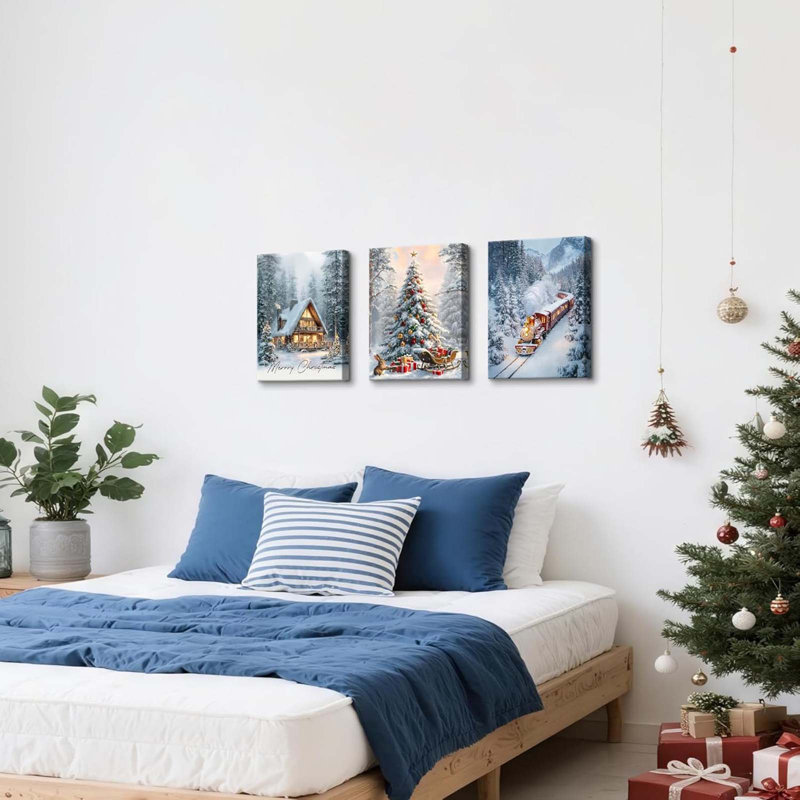 3 Piece Wrapped Canvas Print