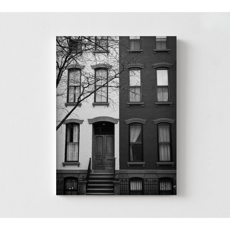 «Perfect Symmetry Buildings», art mural Boho Ying Yang, Imprimé seulement, Pas de tapis, H 16 po x l 12 po