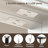 Rectangle LED Medicine Cabinet with Light, Sockets & USBs,Tempered Glass-1406443503