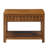 25'' Rectangular Farmhouse End Table With Storage Shelf(Only Including Coffee Table,Without Chairs)