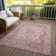 Machine Washable Indoor/Outdoor Xhevrie Paprika Rug