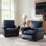 Fauteuil inclinable en cuir véritable d'Igon Motion