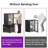 Fridge Stand With Storage And Charging Station-1641402063