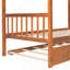 Lit en bois avec lit gigogne simple pour enfants, idéal pour les jeux créatifs et un sommeil confortable-1692057422-1692057423
