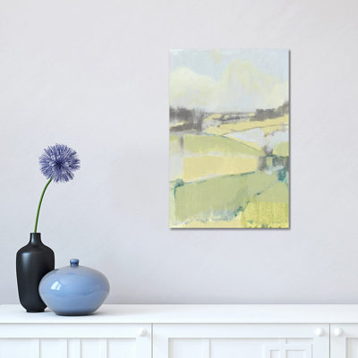 Sweet Fields I by Jennifer Goldberger - Wrapped Canvas Painting