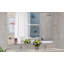 Miroir de salle de bain rectangulaire surdimensionné de 60 po x 36 po avec cadre argenté-323592959-323592928
