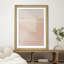 "Doux rose abstrait paysage impressions impressionnisme or encadré décoration murale"-108571003