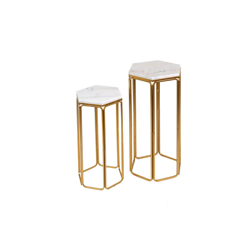 Joyceline Marble Top Nesting Tables