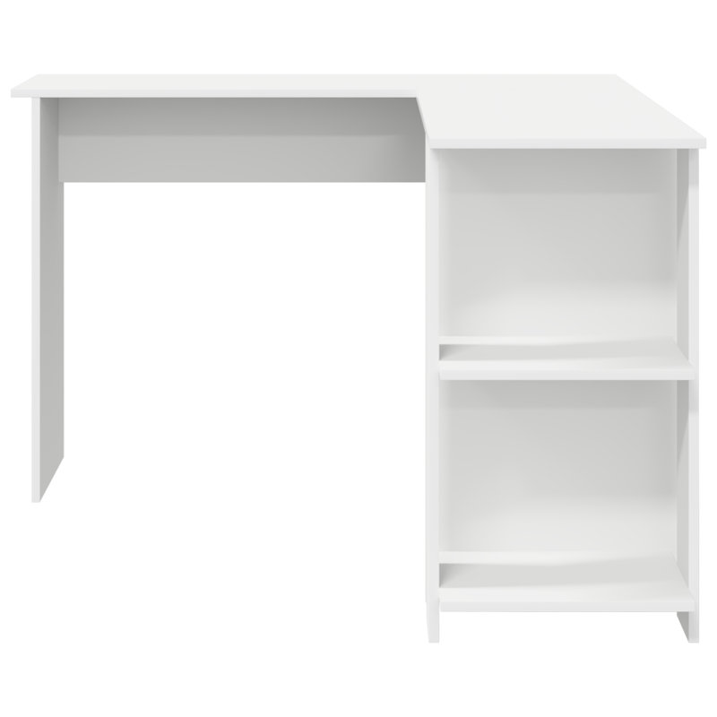 Corner Desk Particle Board Medium, White